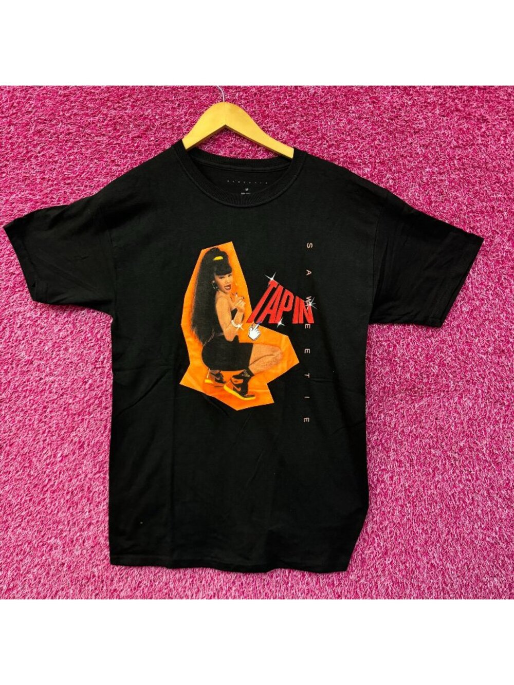 Saweetie Tap In Pretty B Music Hot Girl Summer Rap Tee M
